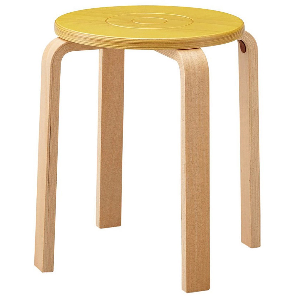 S・CW-611・Y 木製チェア カフェチェア オリバー 幅420mm高さ425mm