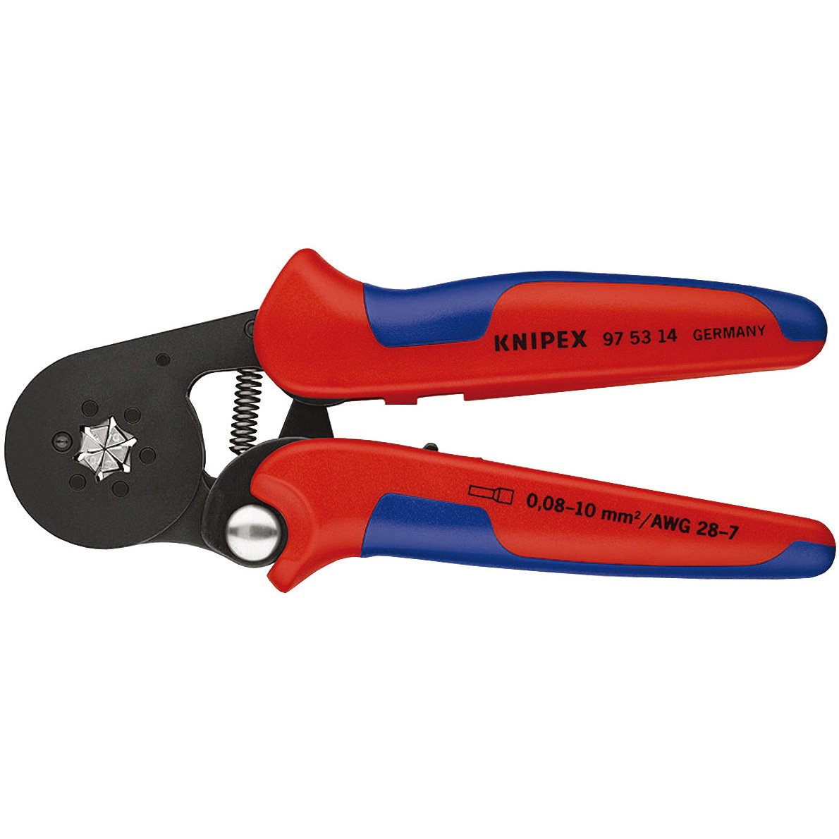 9753-14 ワイヤーエンドスリーブ圧着ペンチ 1丁 KNIPEX(クニペックス) 【通販モノタロウ】