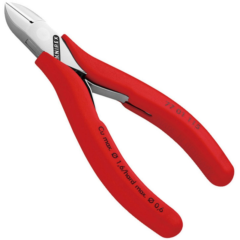 7701-115 エレクトロニクスニッパー 1丁 KNIPEX(クニペックス) 【通販モノタロウ】