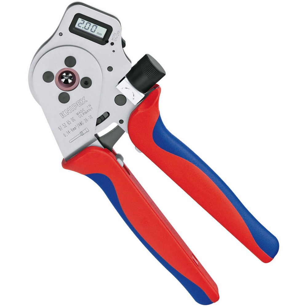 9752-65DGA デジタル圧着ペンチ (ロケーターなし) 1丁 KNIPEX(クニペックス) 【通販モノタロウ】