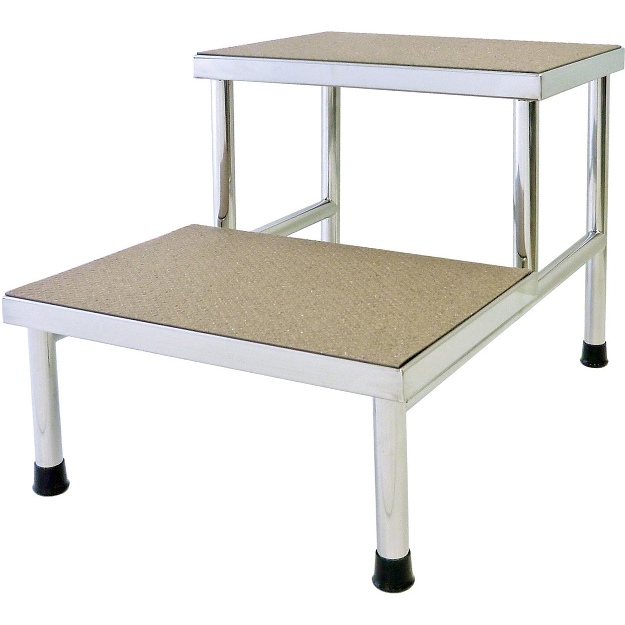 OP-22-SUS 二段踏台 ステンレス製 スギモト産業 ゴム脚 幅400mm奥行600mm高さ400mm  OP-22-SUS