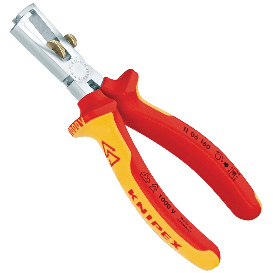 1106-160 絶縁エンドワイヤーストリッパー 1000V 1丁 KNIPEX(クニペックス) 【通販モノタロウ】