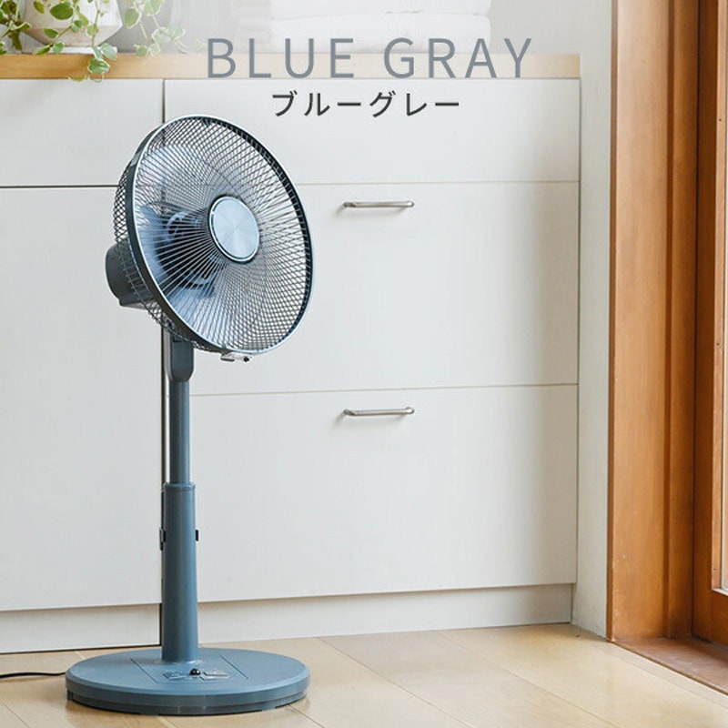 YLR-AG30E(BG) 扇風機 左右首振り 風量3段階 切タイマー リモコン付き