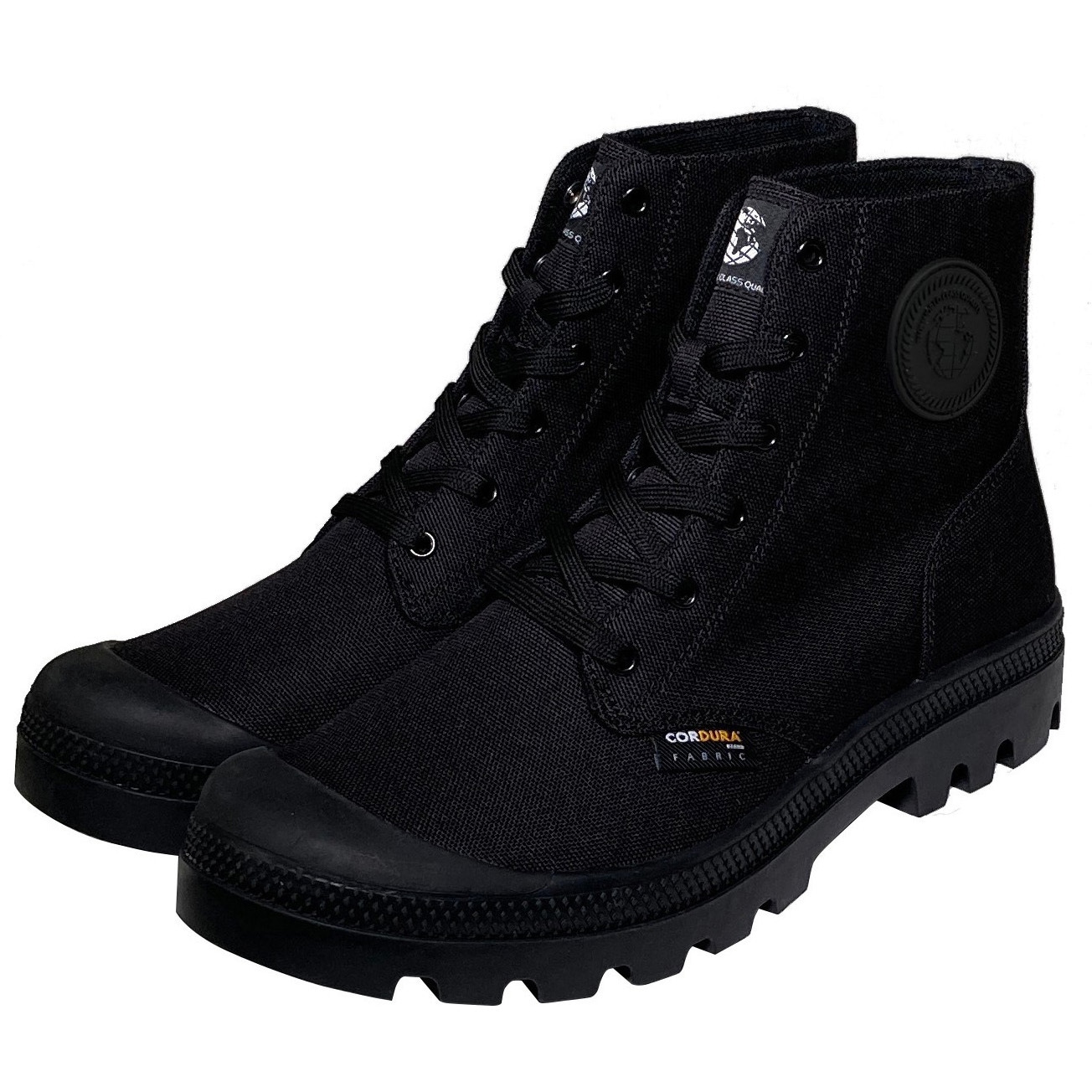 YSS-203BK LL 撥水ハイカットスニーカー ヤマショウ ブラック色 サイズ