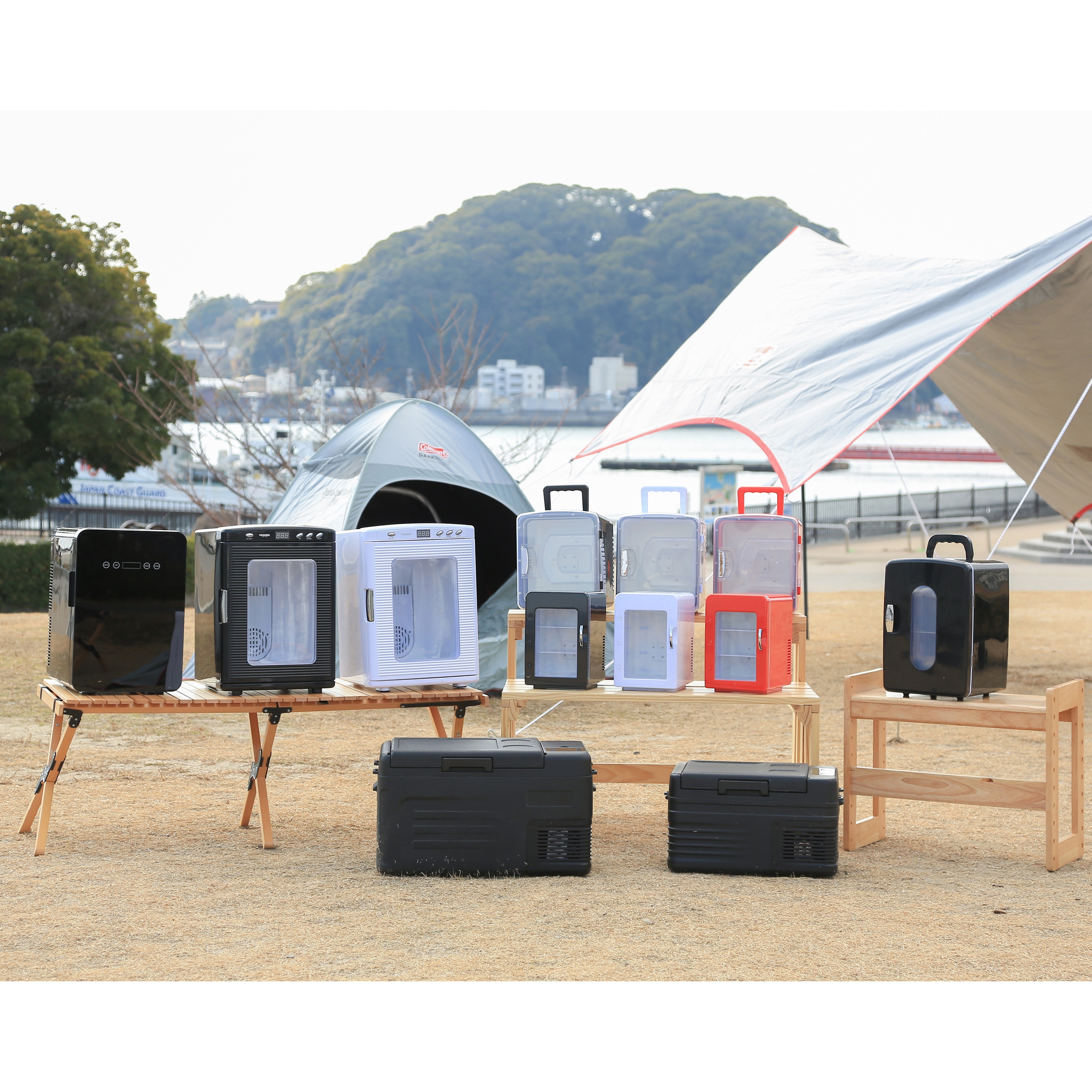 VS-CB122 ポータブル冷蔵庫 冷凍庫 車載冷蔵庫 22L 1台(22L) ベルソス