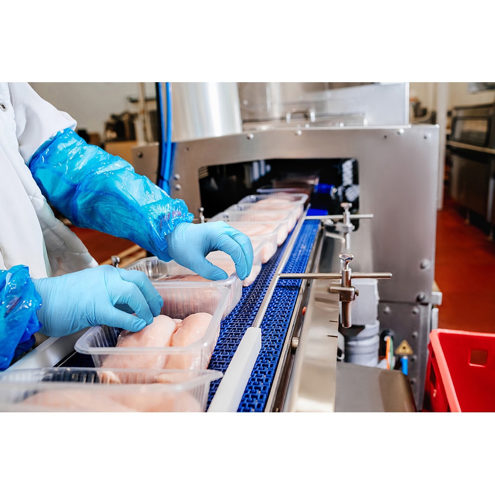 893 ニトリスト・CF 100枚入 SHOWA(ショーワグローブ) 全長24cm