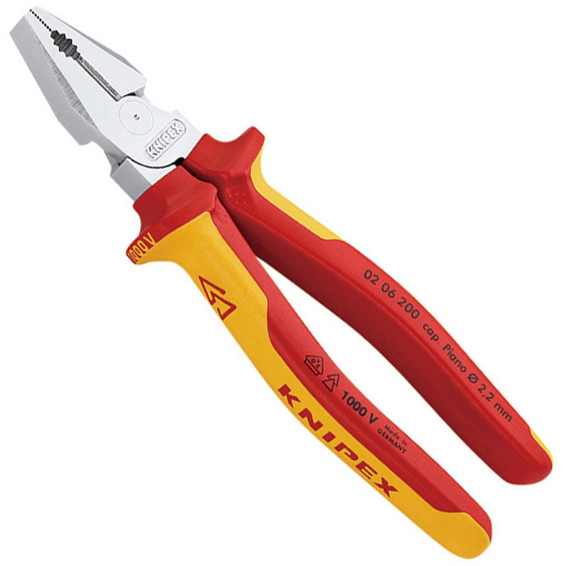 0206-200SB 強力絶縁ペンチ 1000V 1丁 KNIPEX(クニペックス) 【通販モノタロウ】 6,466円
