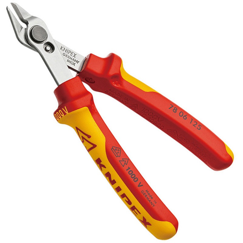 7806-125SB 絶縁スーパーニッパー 1丁 KNIPEX(クニペックス) 【通販モノタロウ】
