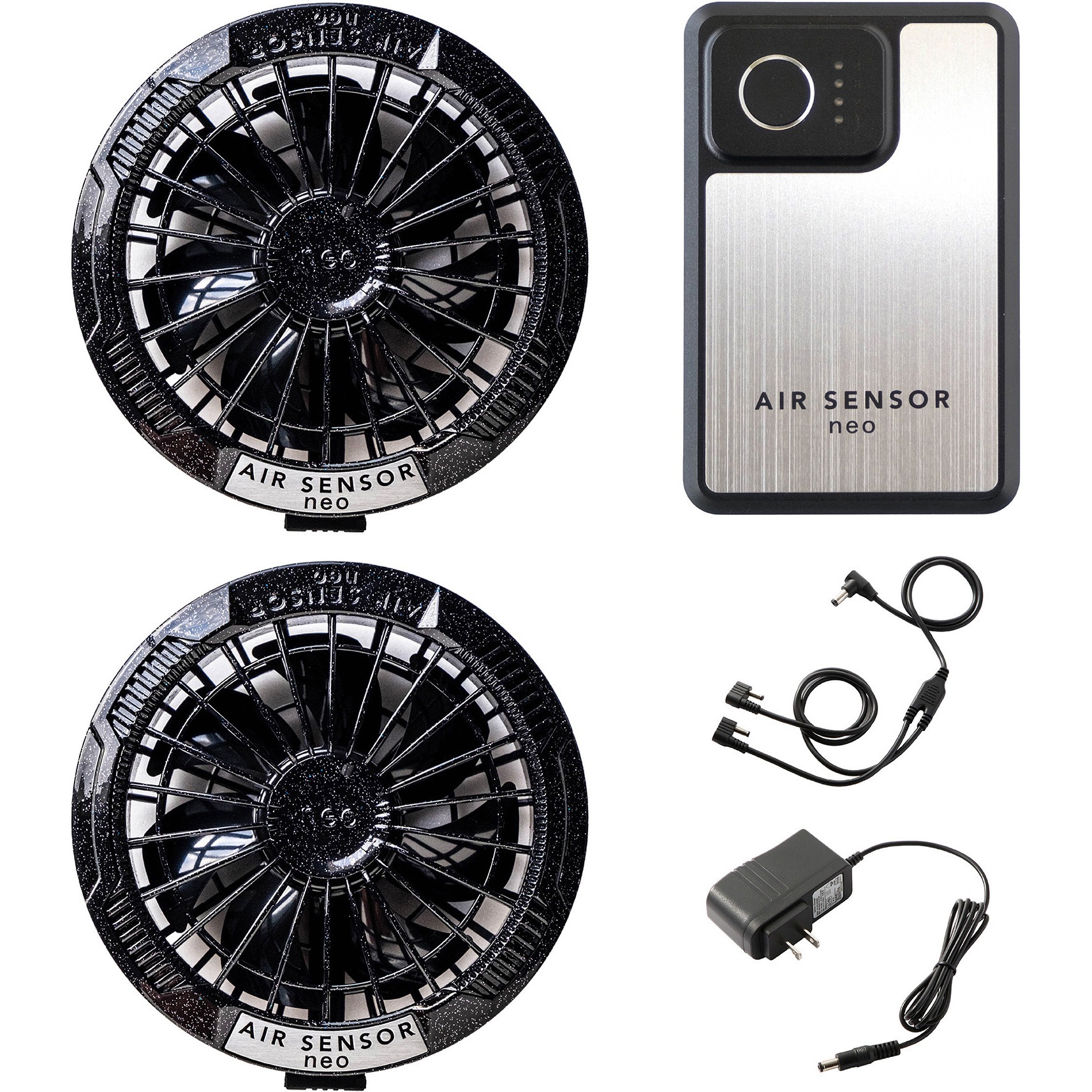 KS-250-1 カラーファン、バッテリーフルセット クロダルマ ブラック色