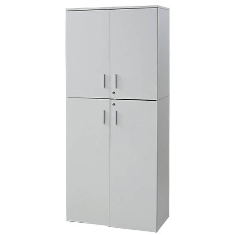 未使用品YAMAZEN山善木製シェルフ白幅80センチ鍵付き CAS-1180D