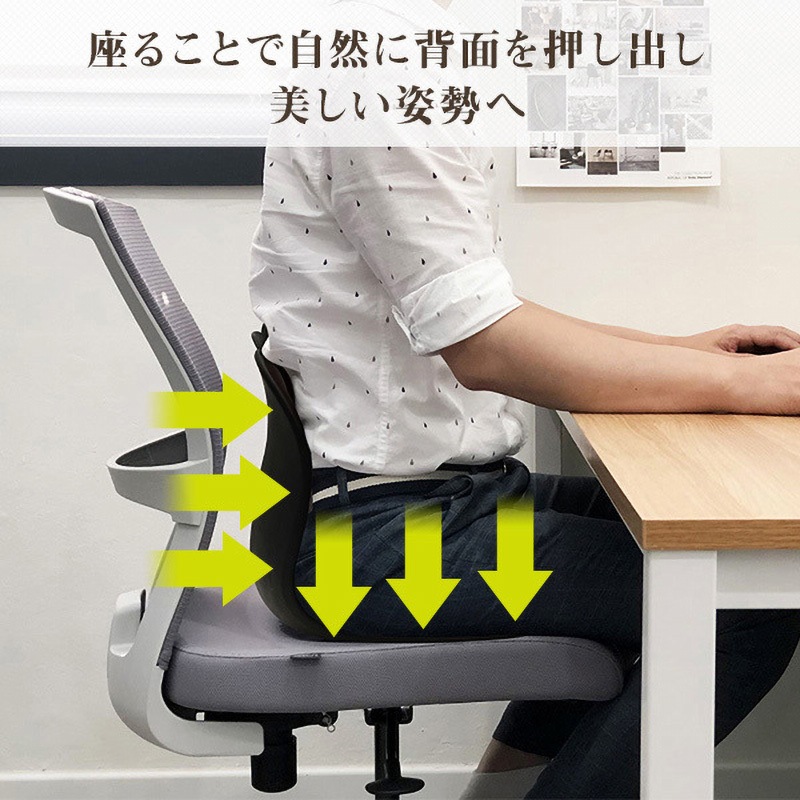 Y0025 3D立体設計 リラックスフィットチェア 楽座 1台 MCC 【通販