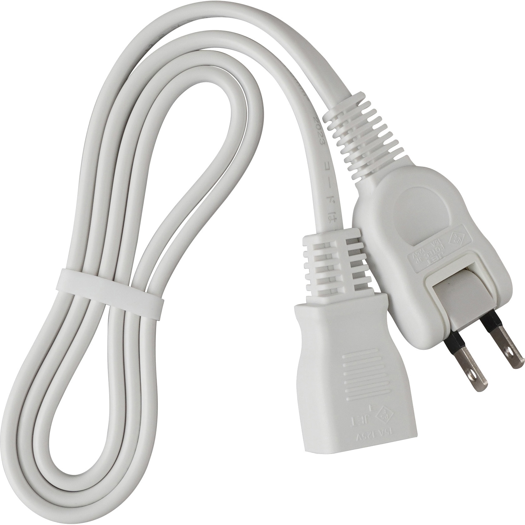 今月延長出品 TAP-EX21005BK【電源延長コード（2P・ブラック・0.5m）】タップや機器