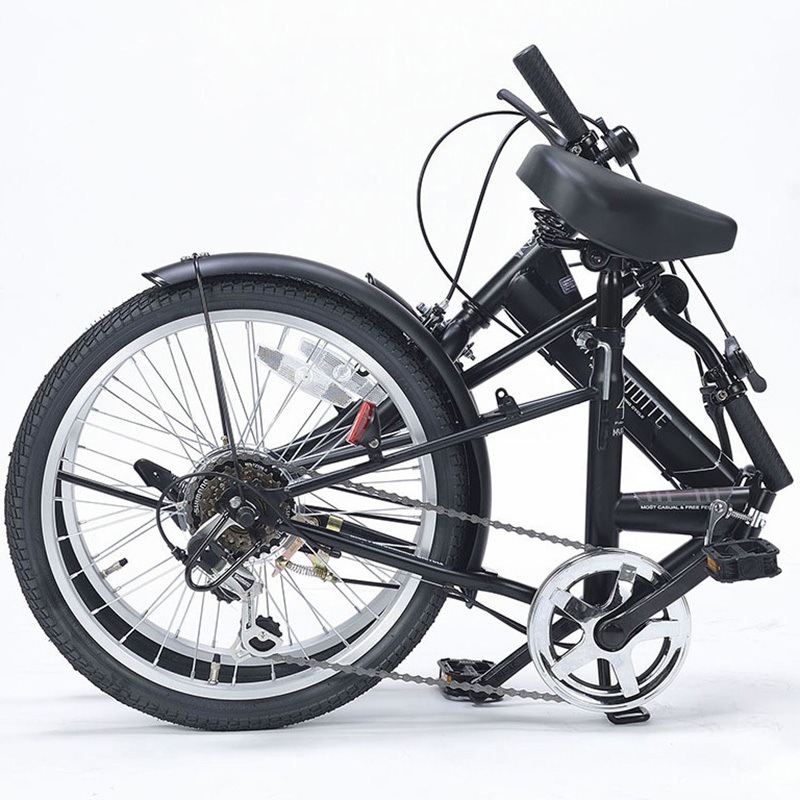 MF-201-BK 折畳自転車20インチ・シマノ6段ギア付MF-201シリーズ 1台