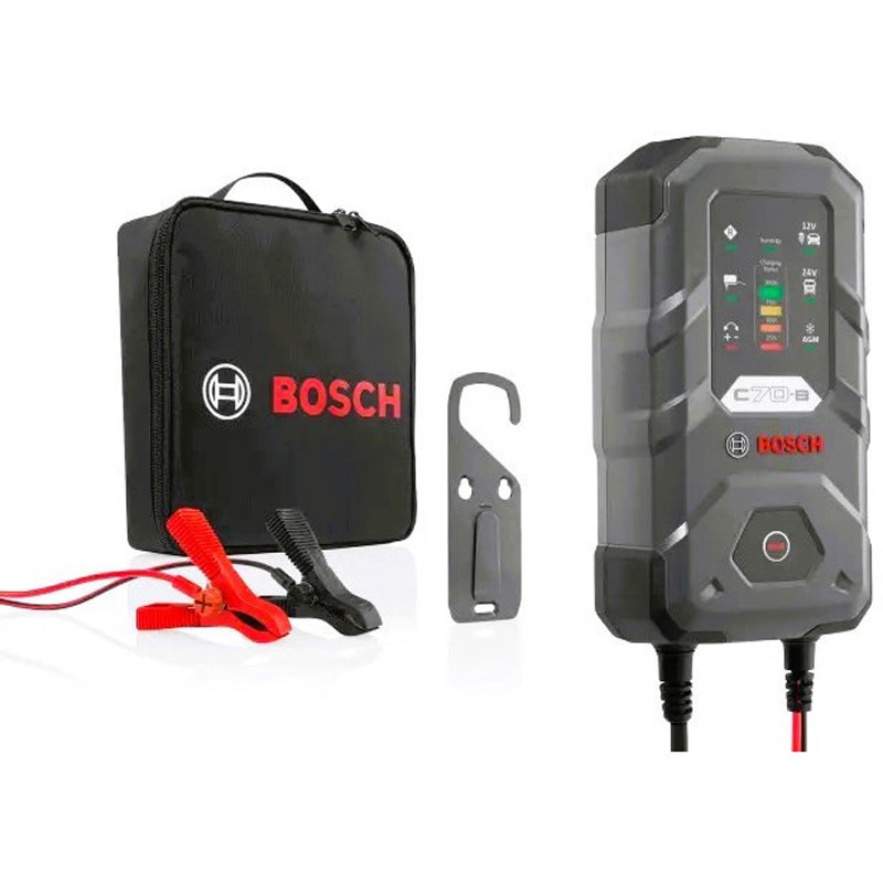 BBC-C70-B バッテリー充電器(12V/24V用 モードセレクト・自動パルス充電 1個 BOSCH(ボッシュ) 【通販モノタロウ】