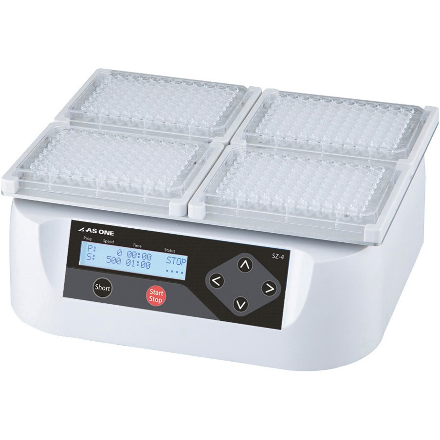 SZ-4 マイクロプレートシェイカー デジタル アズワン サイズ280×278×126mm 1個 SZ-4