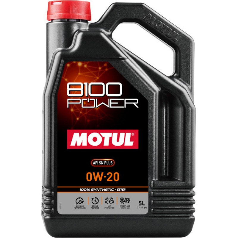 112001 8100 POWER 0W20 MOTUL API PERFORMANCE SP