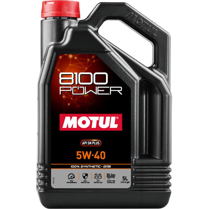 112005 8100 POWER 5W40 MOTUL API PERFORMANCE SP