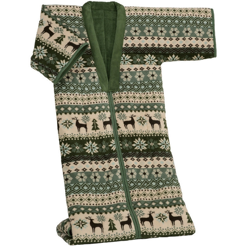 a28864 ノルディック柄かいまき毛布布団 ファミリー・ライフ 2色