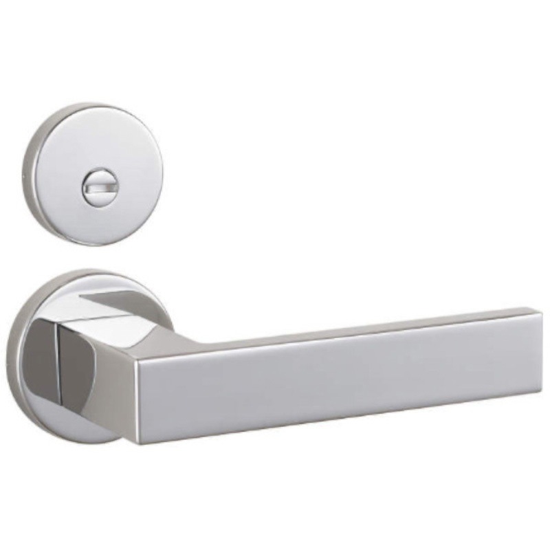 TDB-CM48CM スキスム レバーハンドル クローム 48CM型  丸座タイプ 永大産業 間仕切錠タイプ  1個