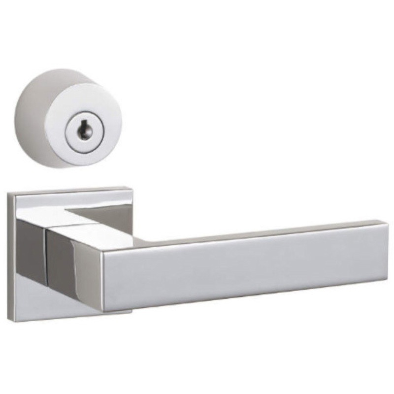 TDB-CC48CMK スキスム レバーハンドル クローム 48CMK型  角座タイプ 永大産業 シリンダー錠タイプ  1個 11,985円