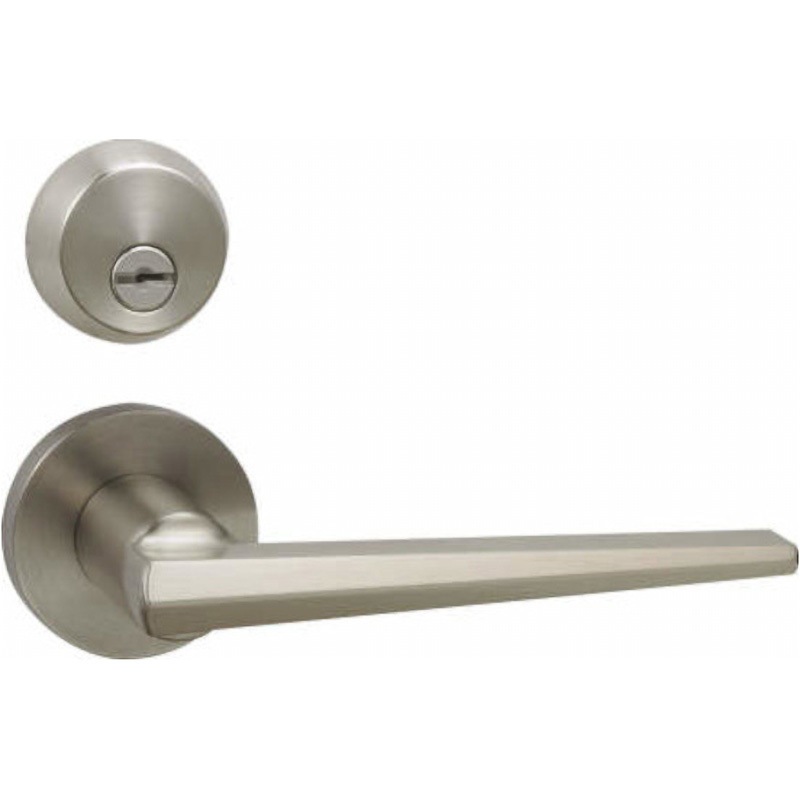 TDB-MC96SM2 スキスム レバーハンドル シルバー 96SM型  丸座タイプ 永大産業 シリンダー錠タイプ  1個