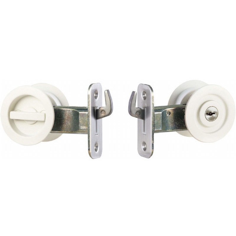 永大産業 EIDAI (エイダイ) TDB-KMC26MSV 鎌錠 シリンダー錠 シルバー