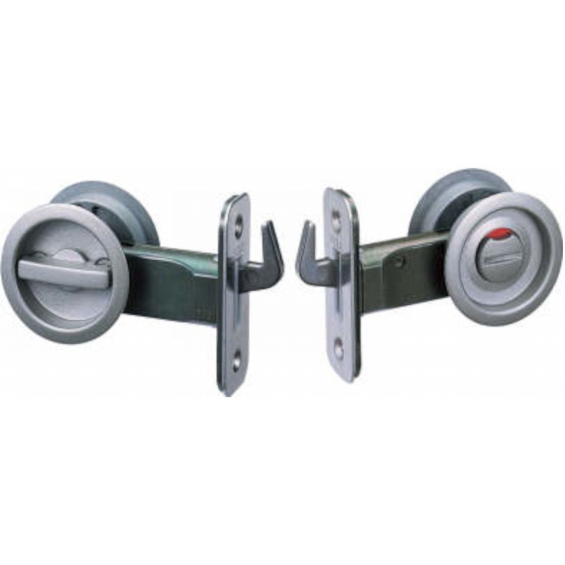 TDB-KMH26MSV スキスム 鎌錠 抗ウイルス加工 シルバー 引き戸用・吊り戸用 セット品 1セット 永大産業 【通販モノタロウ】