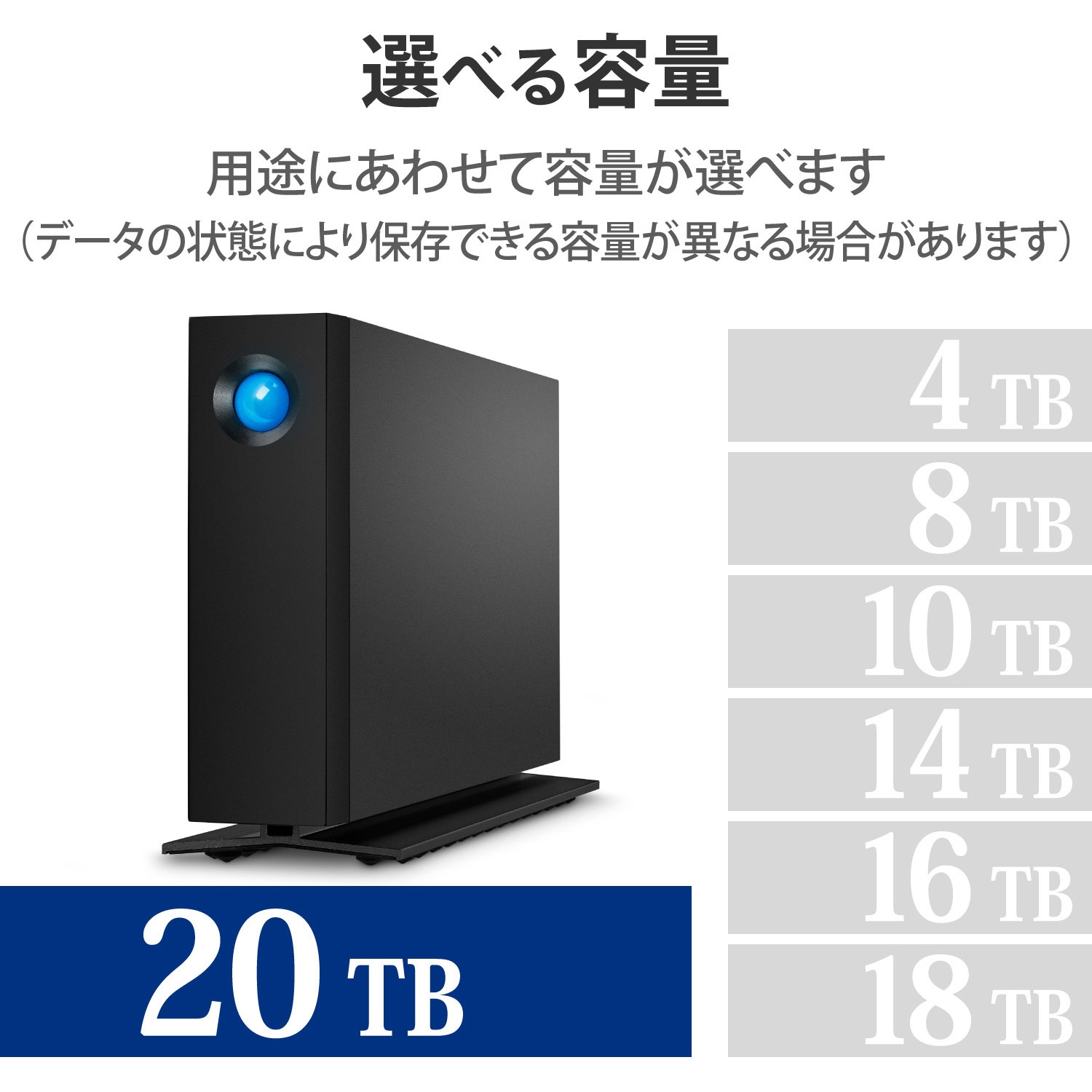 HDD (ハードディスク) 外付け 据置 LaCie d2 Professional タイプC