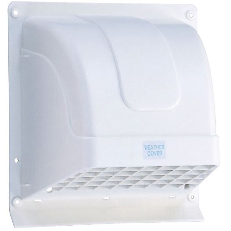 高須産業　K-30　ウェザーカバー 30cm換気扇用6つセット WK-15W 換気扇用ウェザーカバー 格子付 1台 高須産業 【通販モノタロウ】