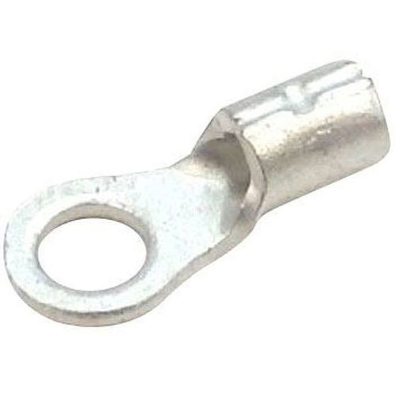 R8-18 銅線用 裸圧着端子 R形 ニチフ 丸形 電線抱合範囲6.64～10.52mm
