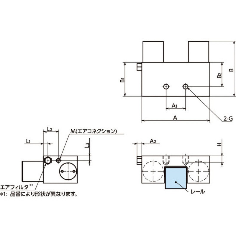 MKSL-1501-AS1-A リニアガイド用ブレーキ・クランプ機構|リニア