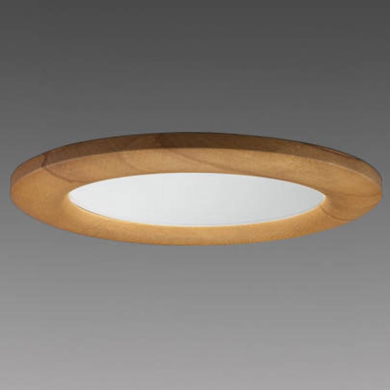 EL-D12/3(062DM)AHN ベースダウンライト 三菱電機 木枠タイプ 木製 オークライト色仕上 100～242V 6500K 昼光色 Ra83 (ライトユニット)一般タイプ