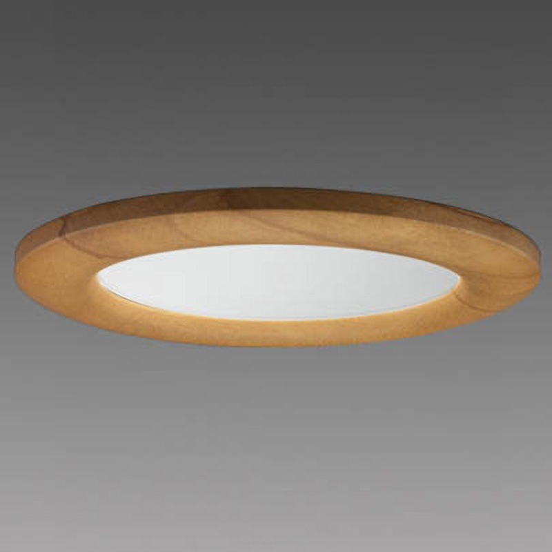 EL-D12/3(102NH)AHN ベースダウンライト 三菱電機 木枠タイプ 木製 オークライト色仕上 100～242V 5000K 昼白色 Ra93 (ライトユニット)高演色タイプ