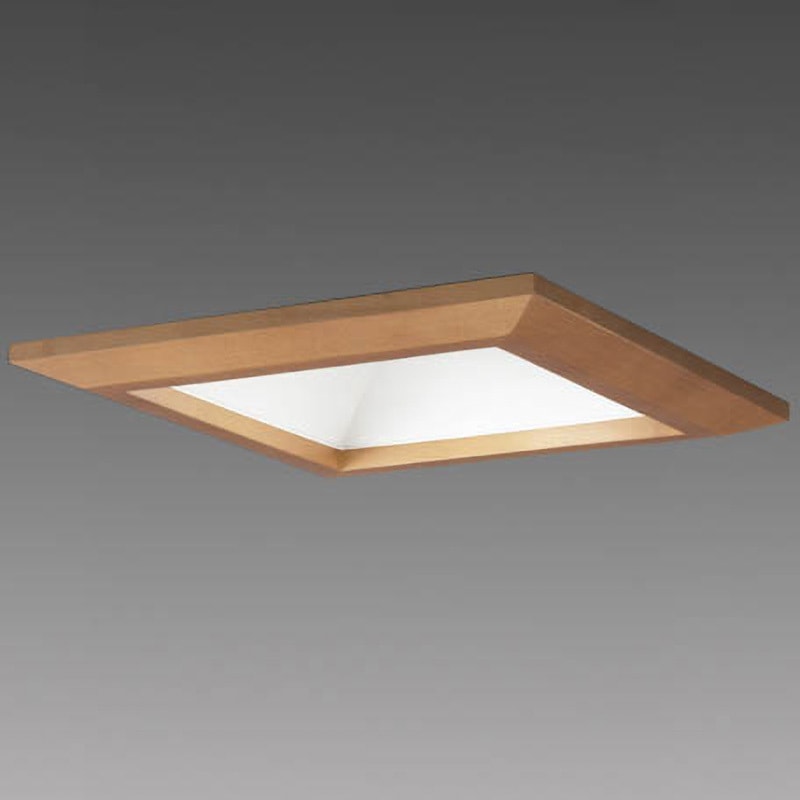 EL-D13/3(152LM)AHZ ベースダウンライト 三菱電機 角形木枠タイプ 木製 オークライト色仕上 3000K 調光率5～100(信号制御)% 電球色