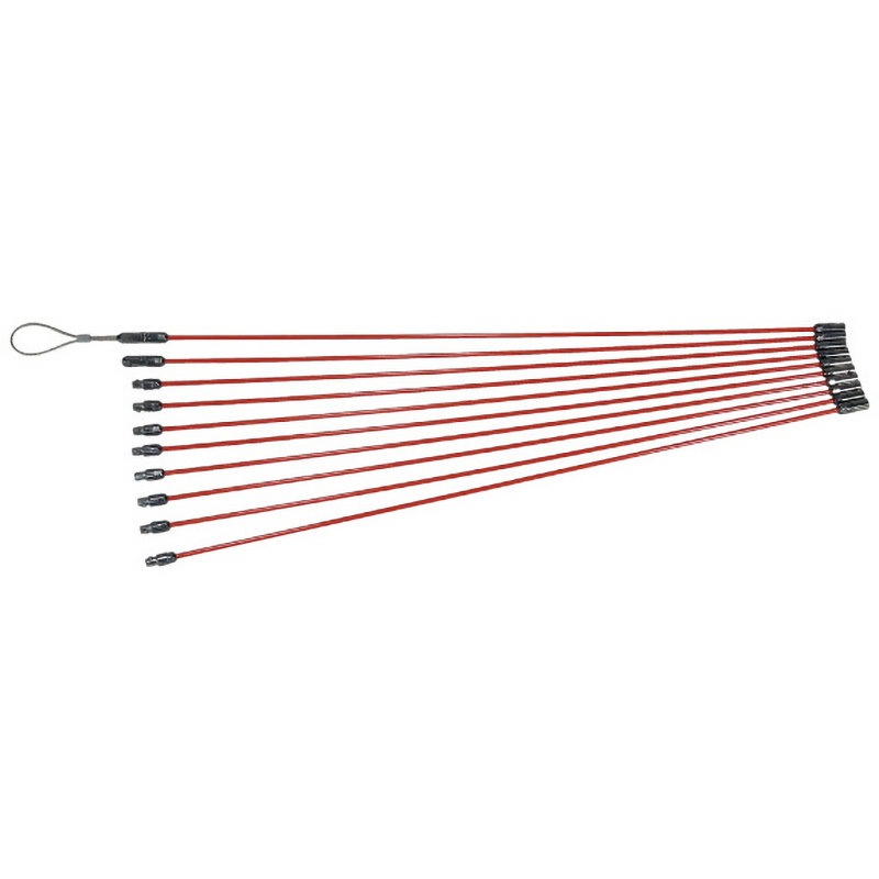 JEF30-50 ジョイント釣り名人(イージージョイント) 1セット(0.5m×10本) DENSAN(デンサン/ジェフコム) 【通販モノタロウ】