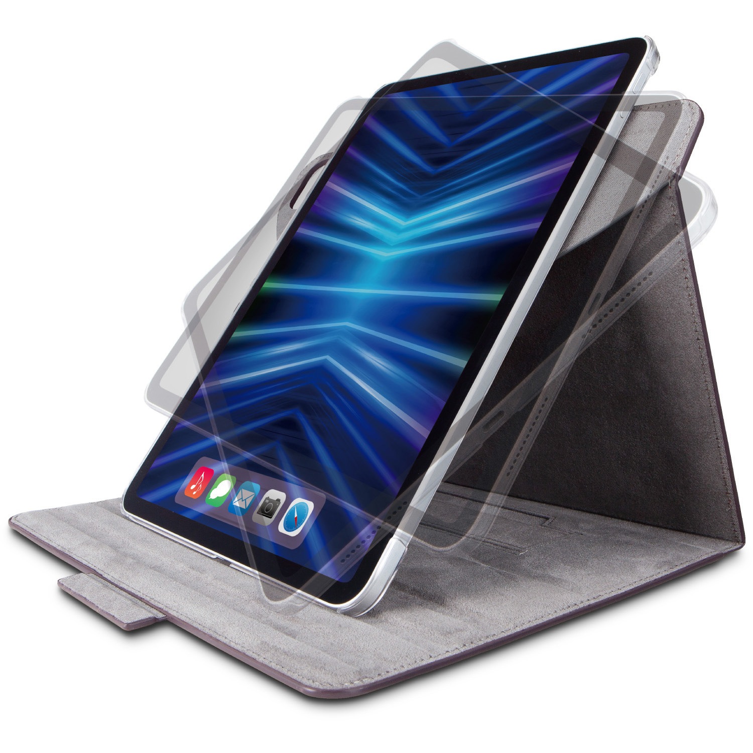 TB-A22PM360BK iPad Pro 11インチ ケース ヴィーガンレザー 手帳型