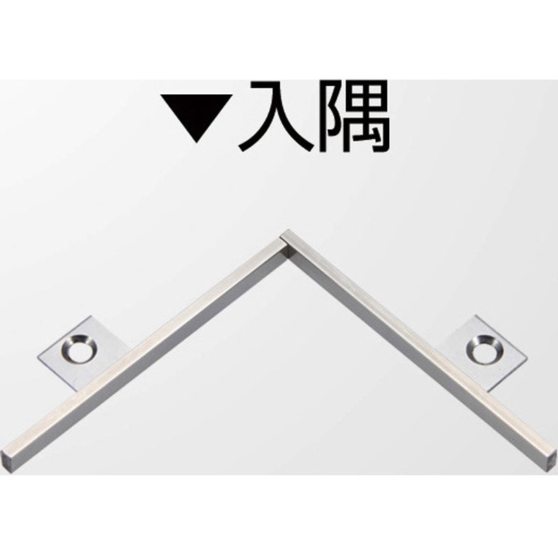 ステンレス見切材 SLFB-83用Lコーナー入隅 1個 ヤスダインテリアサプライ 【通販モノタロウ】