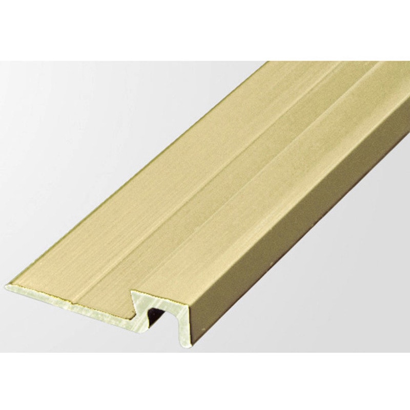 FEPG-2_2.00m (穴あき) アルミ見切材 フロアーエッジ FEPG-2 1本 ヤスダインテリアサプライ 【通販モノタロウ】