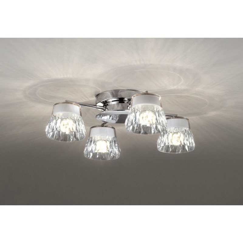 OC257139BR シャンデリア ODELIC(オーデリック) 高演色LED 電球色～昼光色 簡易取付A 適用畳数～4.5畳 消費電力27.2W   OC257139BR