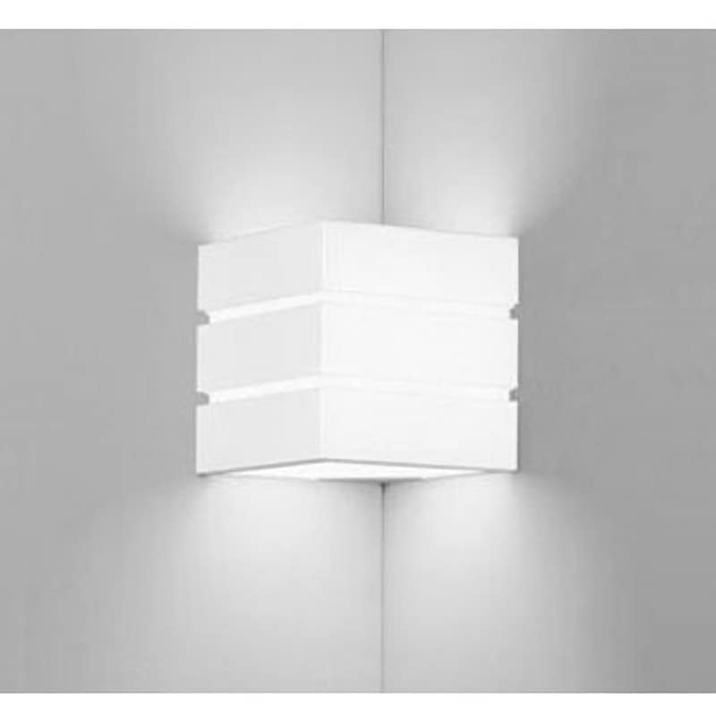 OB255312WR ブラケットライト コーナー灯 ODELIC(オーデリック) Ra94 調光不可 消費電力5W 温白色 3500K 幅170mm高さ125mm  OB255312WR