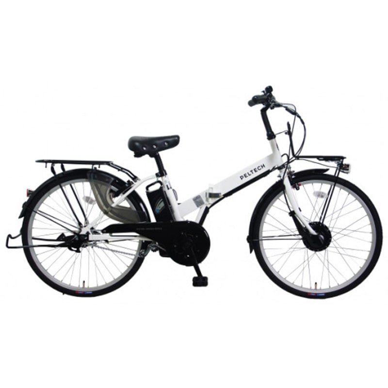 TDH-414L-WH 24型電動アシスト自転車シングル(8AH) 1台 PELTECH