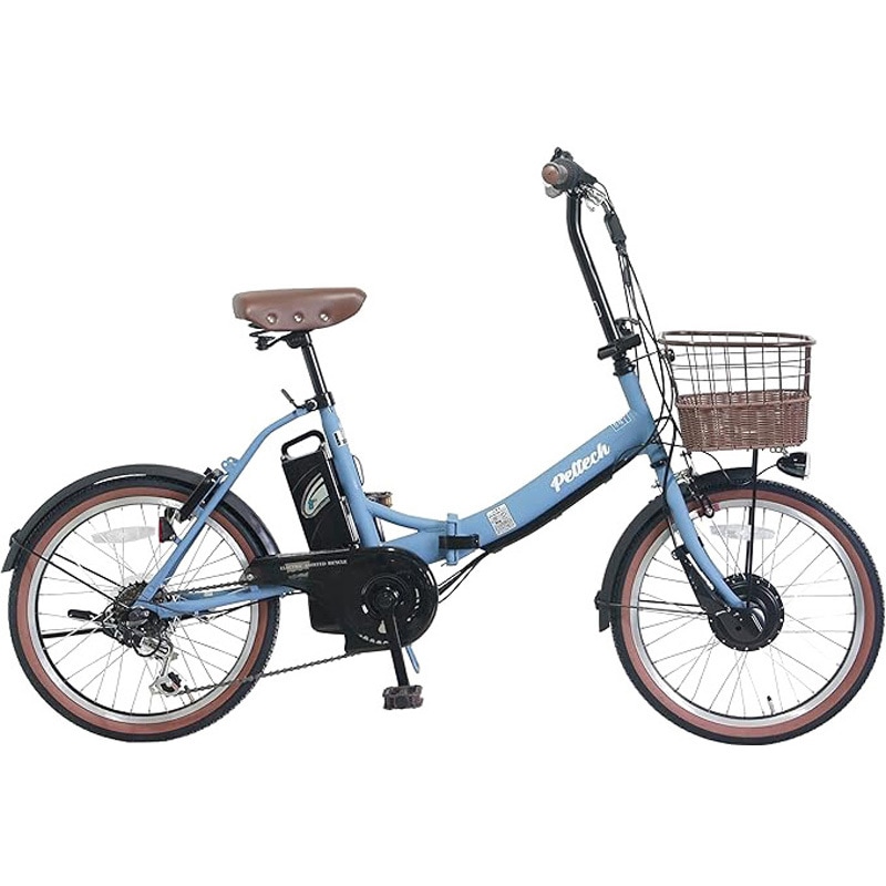 TDN-206LD-BG 20型電動アシスト折り畳み自転車(8Ah) 1台 PELTECH