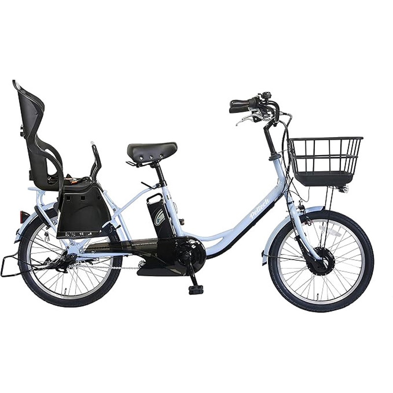 TDN-207LPC-BG-12AH チャイルドシート付20型電動アシスト自転車内装3段