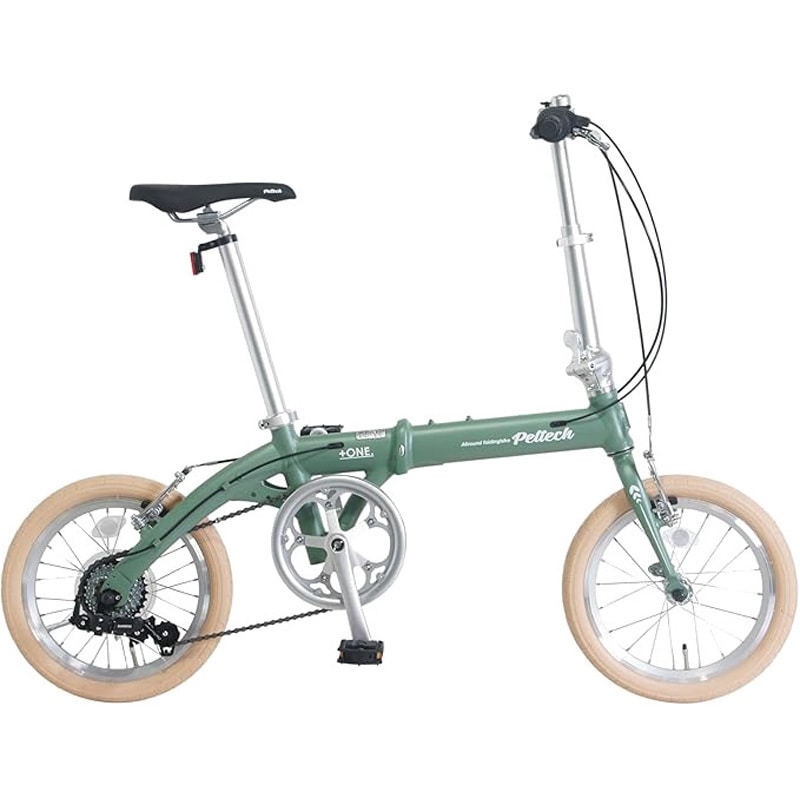 FP-167S-KH 16型外装7段軽量アルミ折り畳み自転車 PELTECH(ペルテック 