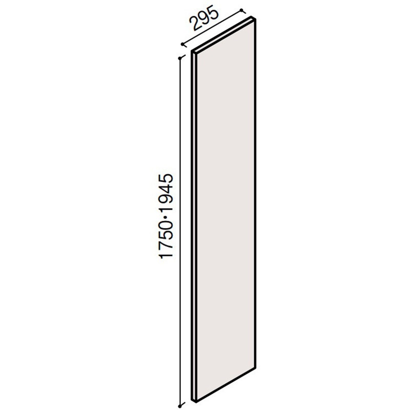 FAG1-152 内部ユニットFiTIO 側面棚柱タイプ フロート用エンドパネル 大建工業 長さ1750mm厚さ21mm 1枚 FAG1-152