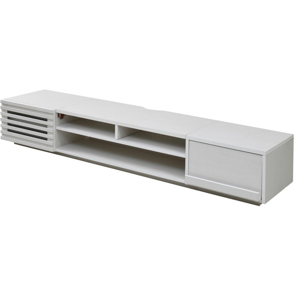 FTV-LOWSET テレビ台ロータイプ ローボード 組み合わせ6種 ガラス扉 引き出し フラップ扉 ジェイケイ・プラン ホワイト色 フラップ扉×引き出しタイプ 幅180cm  FTV-LOWSET