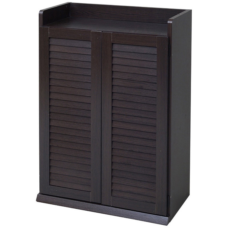 ルーバー扉式 靴箱 幅60 奥行33下駄箱 シューズボックス シューズ