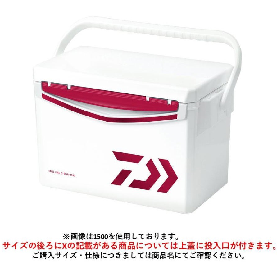 GU 2500 レッド クールラインα/α III ダイワ 容量25L 【通販モノタロウ】