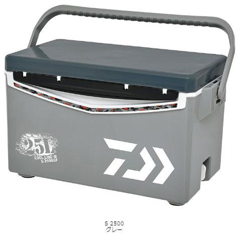 S 2500 グレー クールラインα ダイワ 容量25L
