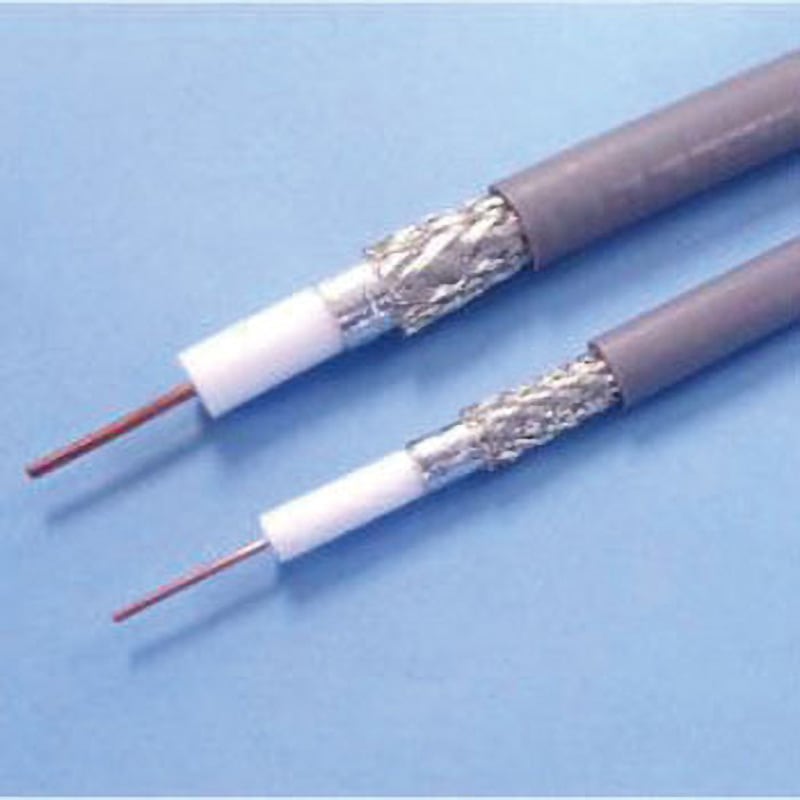 S-5C-FB 灰 同軸ケーブル 冨士電線(東京) 特性インピーダンス75±3Ω
